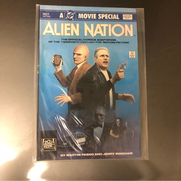 A DC Movie Special Alien Nation . Issue #1 Dec.1988 Stored in protective sleeve. - Picture 1 of 6